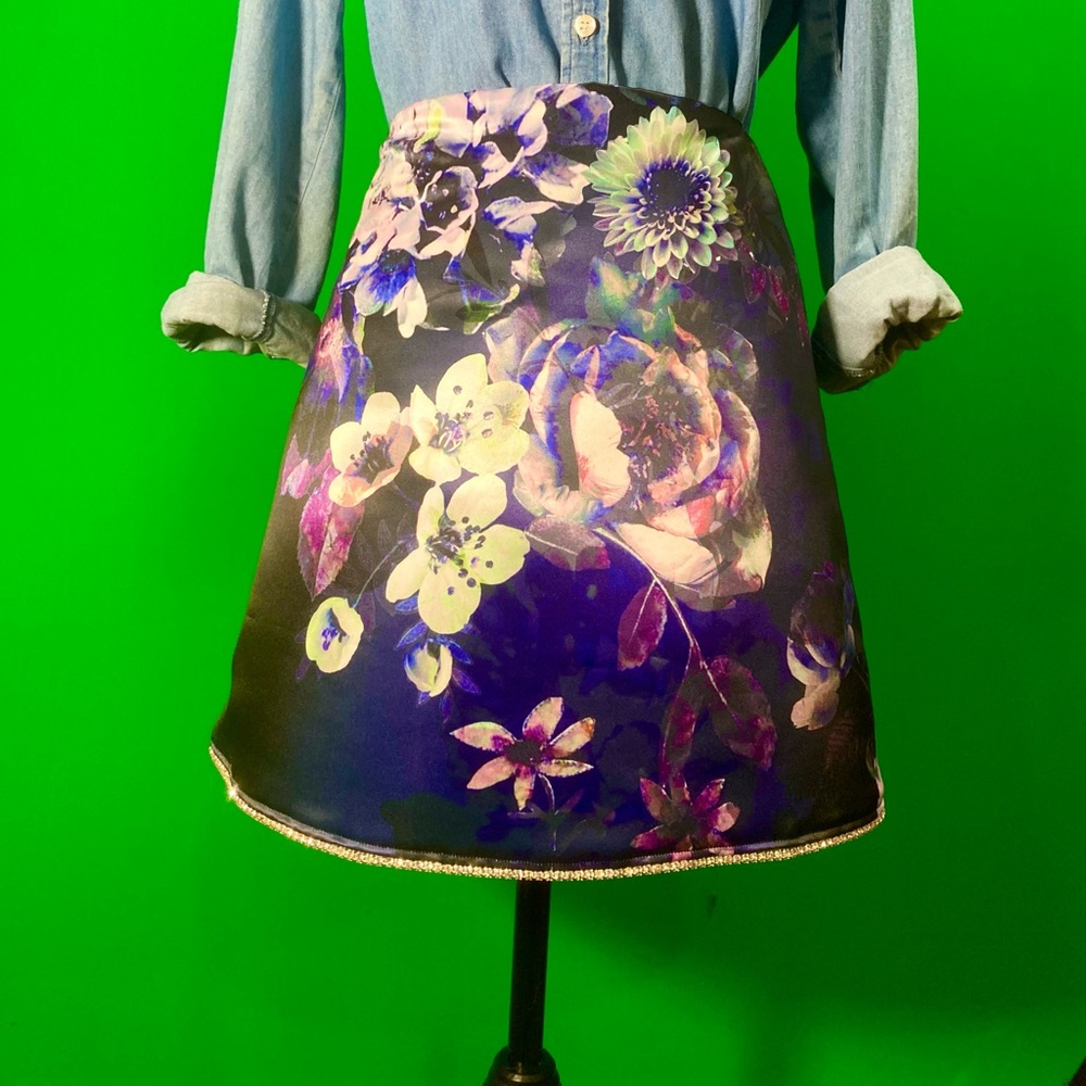 A line mini skirt